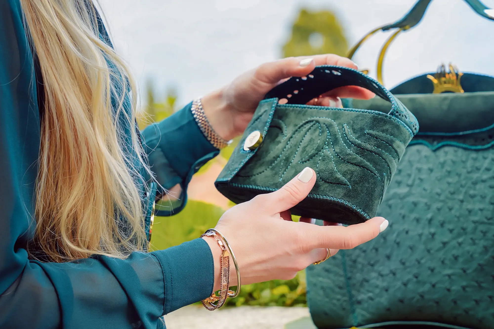 Dorotea 050124 borsa artigianale fatta a mano handmade bag