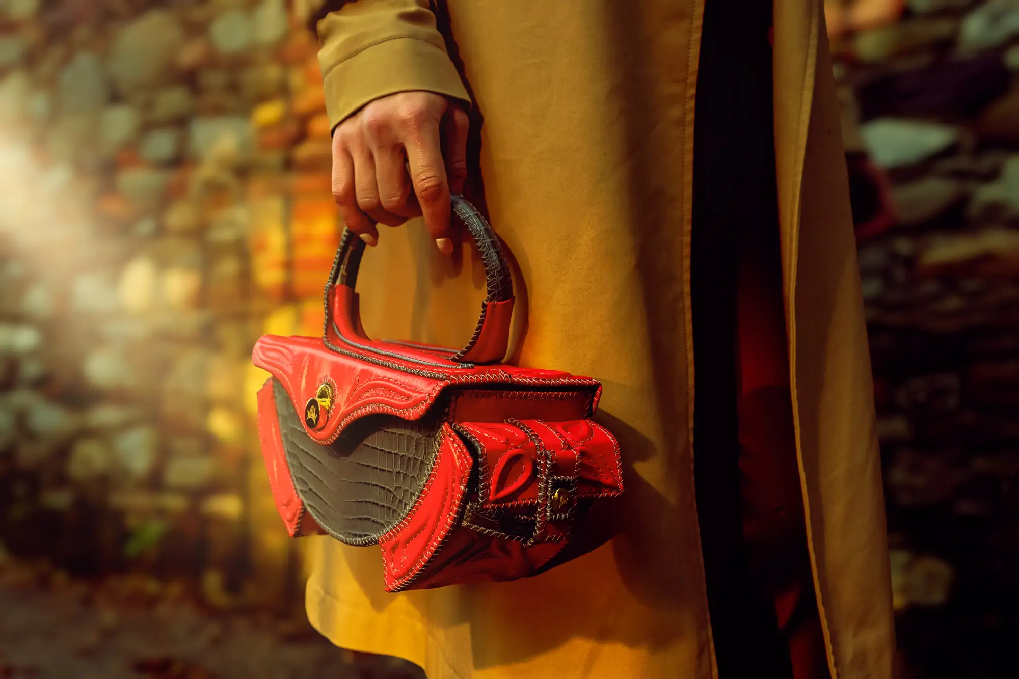 luna borsa fatta a mano